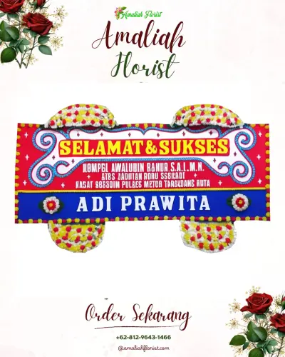Karangan Bunga Ucapan Selamat di Fadoro You